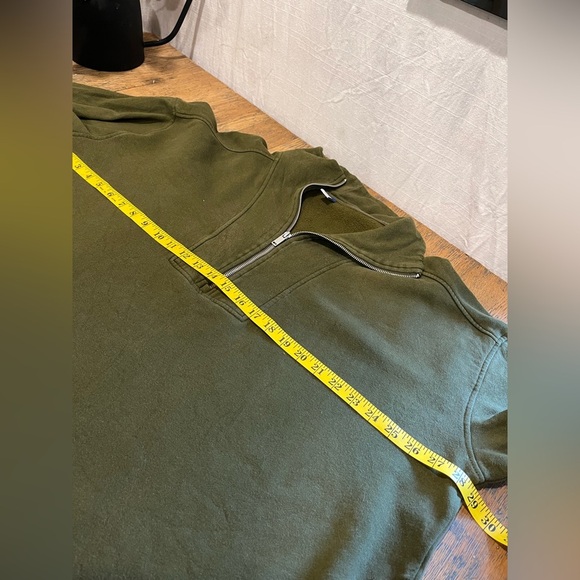 💚 Olive Green Half-Zip Pullover – Old Navy – Size XL💚 - Picture 4 of 7
